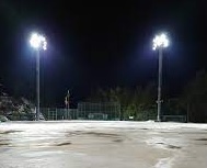 夜のグラウンド