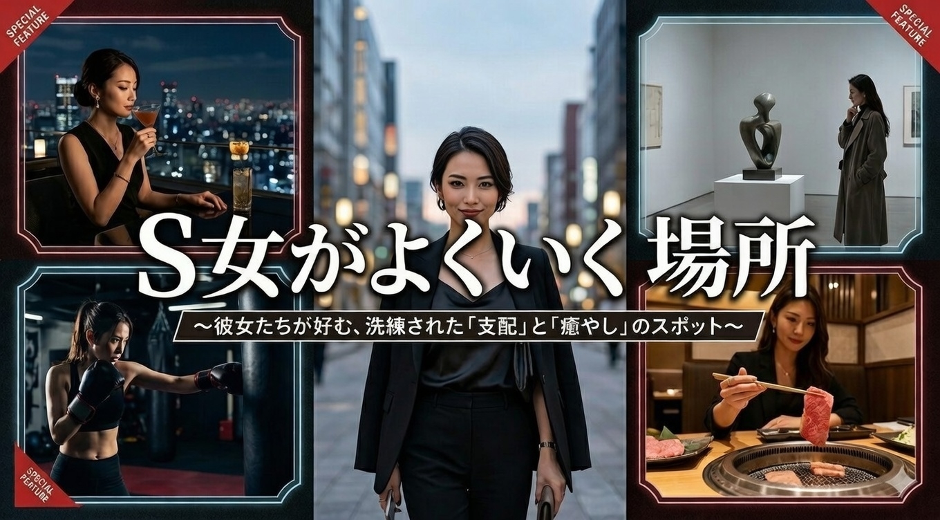 S女がよくいく場所を1分で紹介する記事